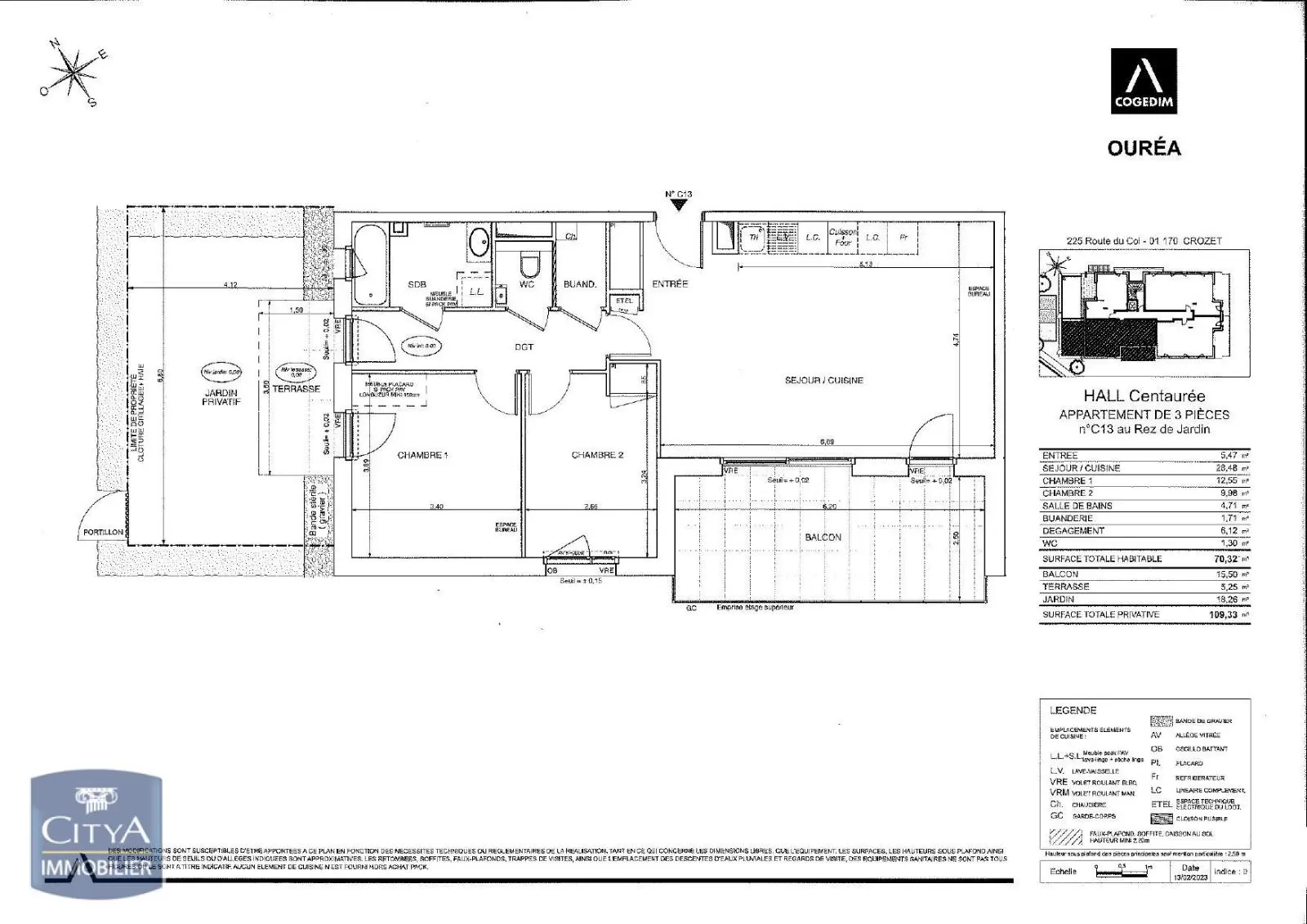 Photo 1 Appartement 3 pièces 70.32m²