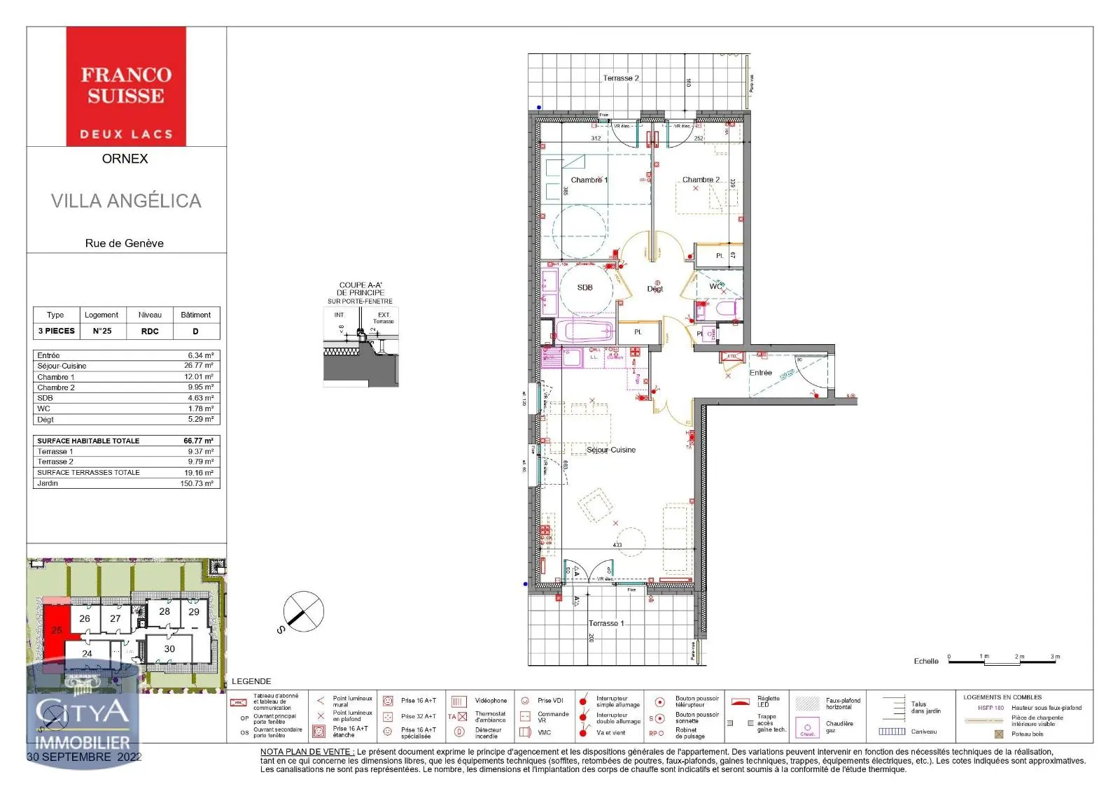 Photo 2 Appartement 3 pièces 66.77m²
