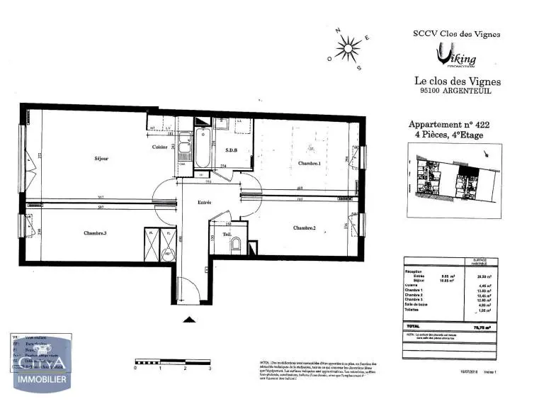 Photo 12 Appartement 4 pièces 75.75m²