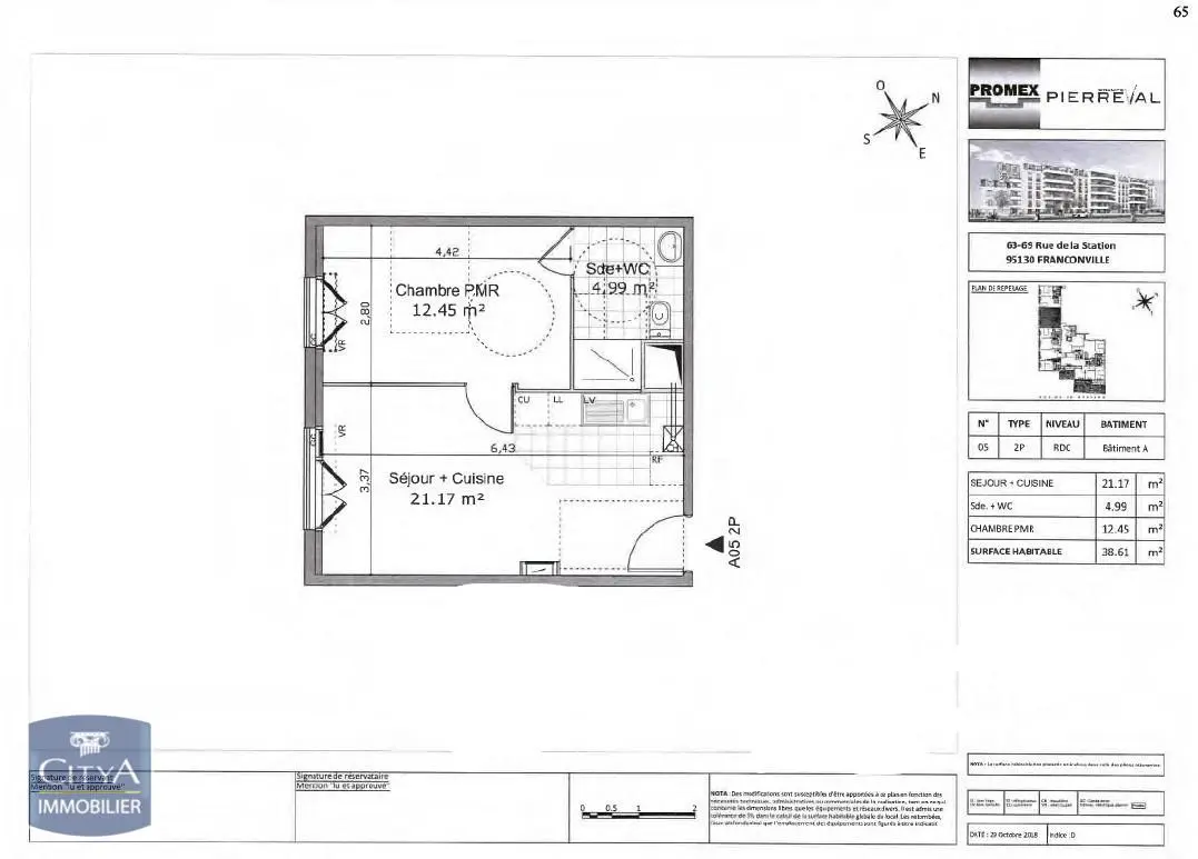 Photo 9 Appartement 2 pièces 38.61m²