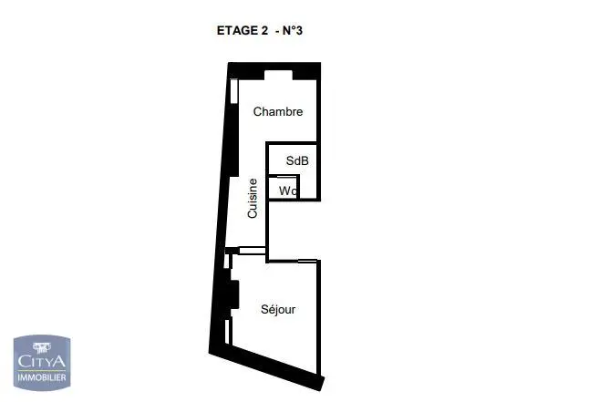 Photo 2 Appartement 2 pièces 31.97m²
