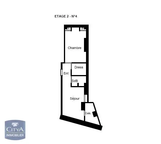 Photo 2 Appartement 2 pièces 41.34m²