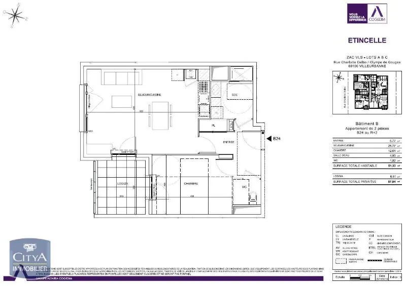 Photo 3 Appartement 2 pièces 51.32m²