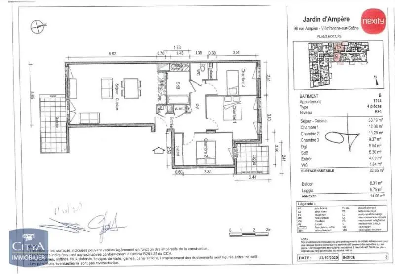 Photo 10 Appartement 4 pièces 82.65m²