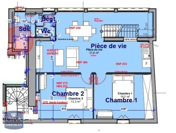 Photo 7 Appartement 3 pièces 60.4m²