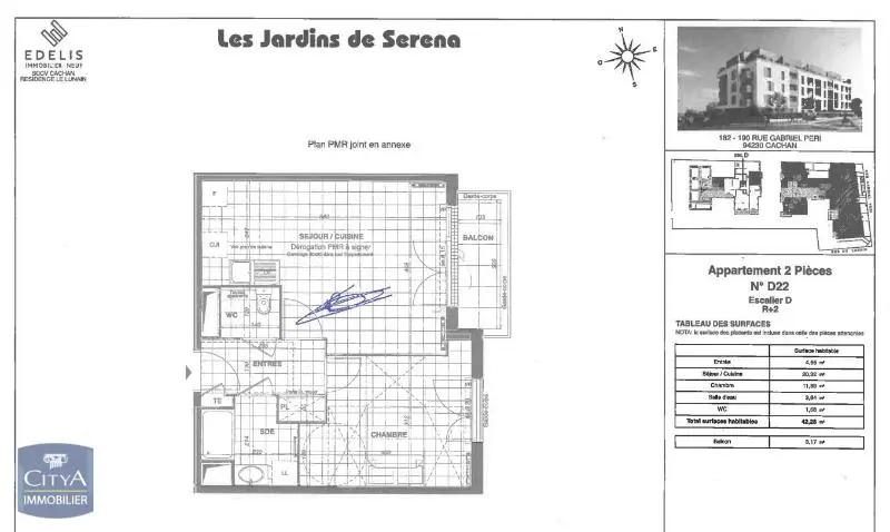Photo 8 Appartement 2 pièces 42.28m²