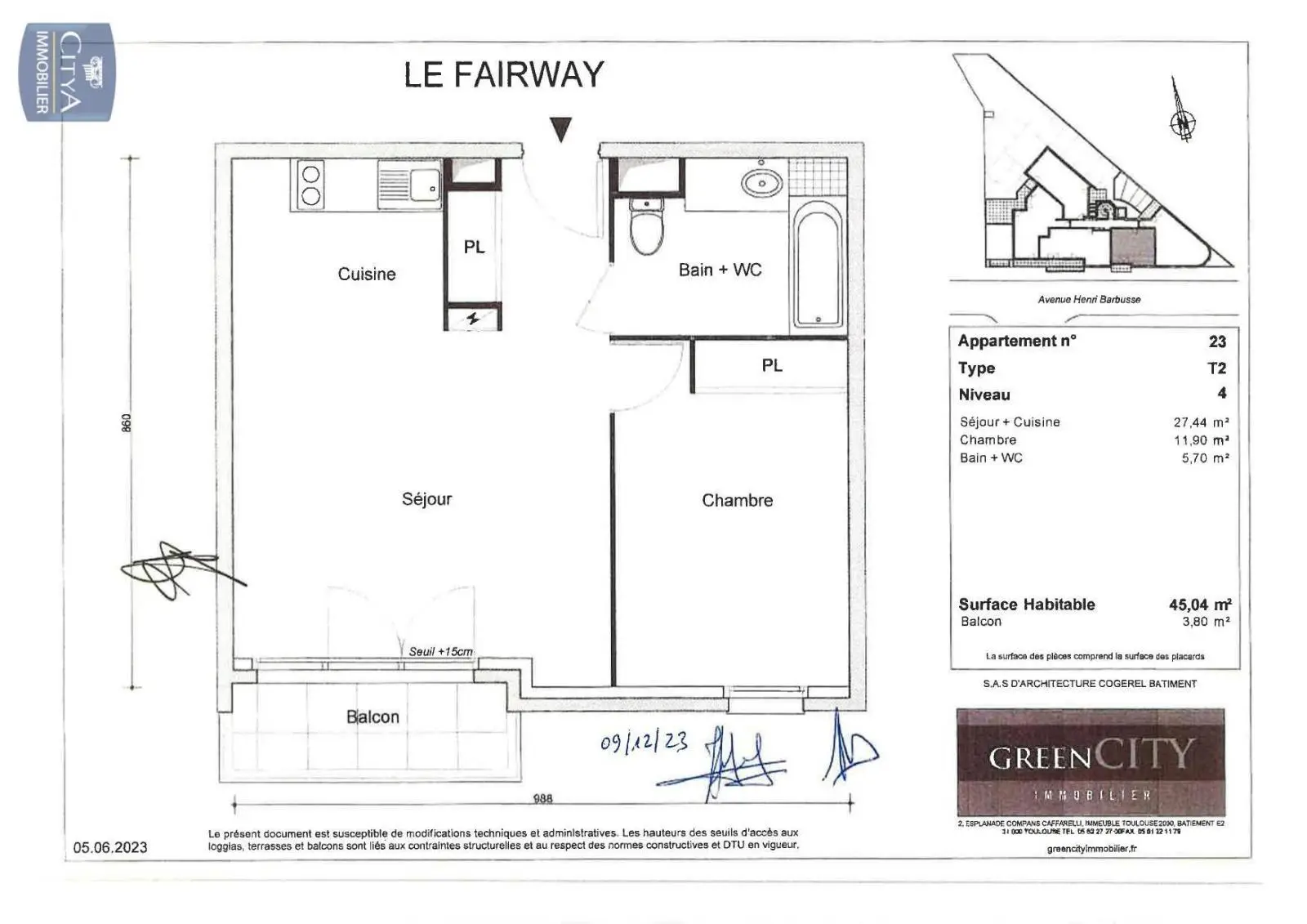 Photo 3 Appartement 2 pièces 45.04m²