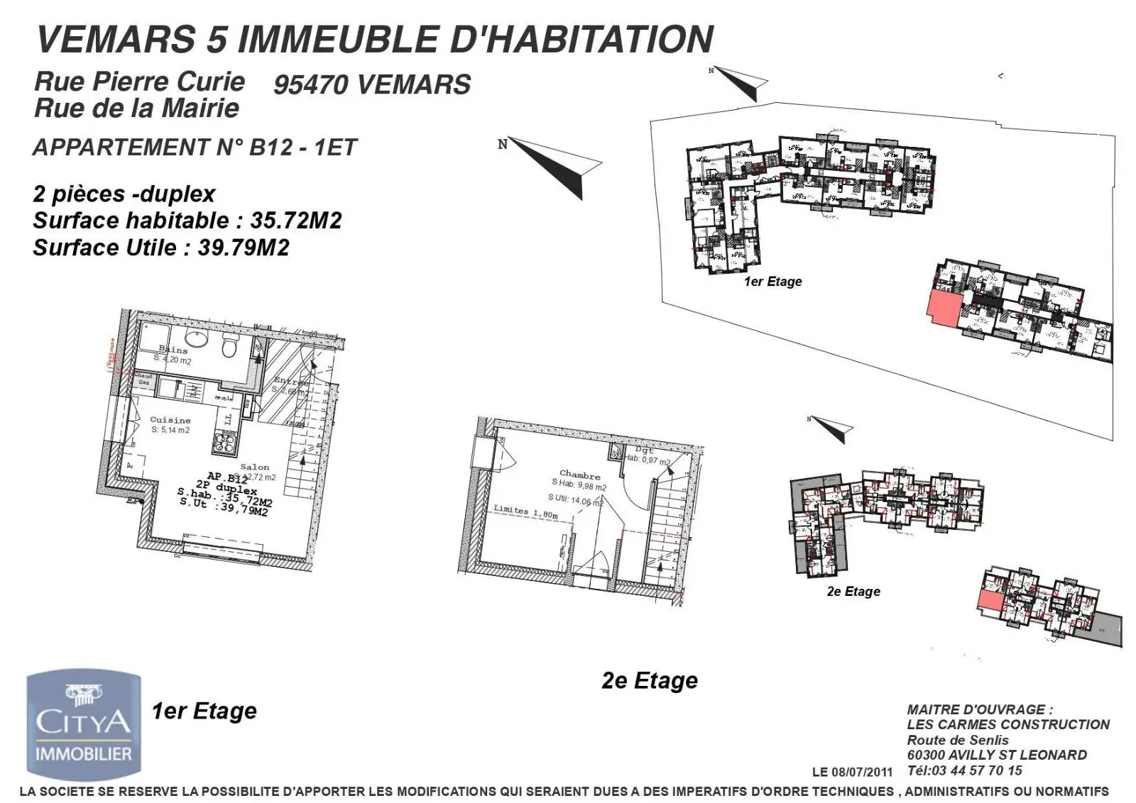 Photo 1 Appartement 2 pièces 35.72m²