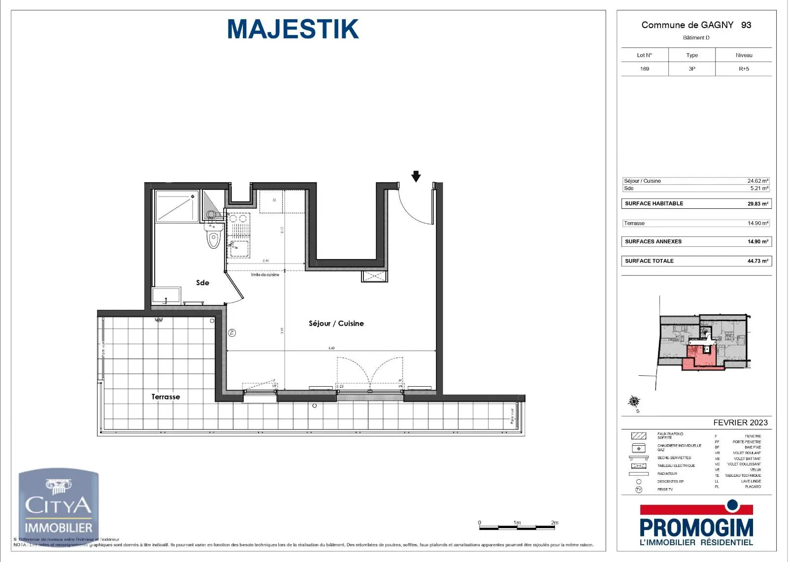 Photo 8 Appartement 1 pièce 29.83m²