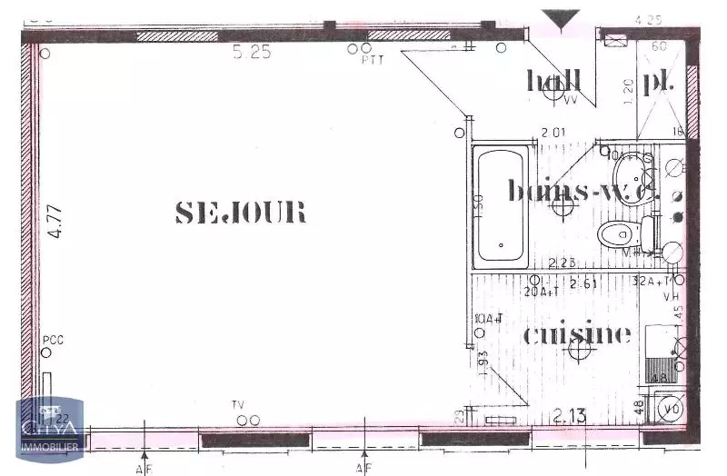 Photo 3 Appartement 1 pièce 35.82m²