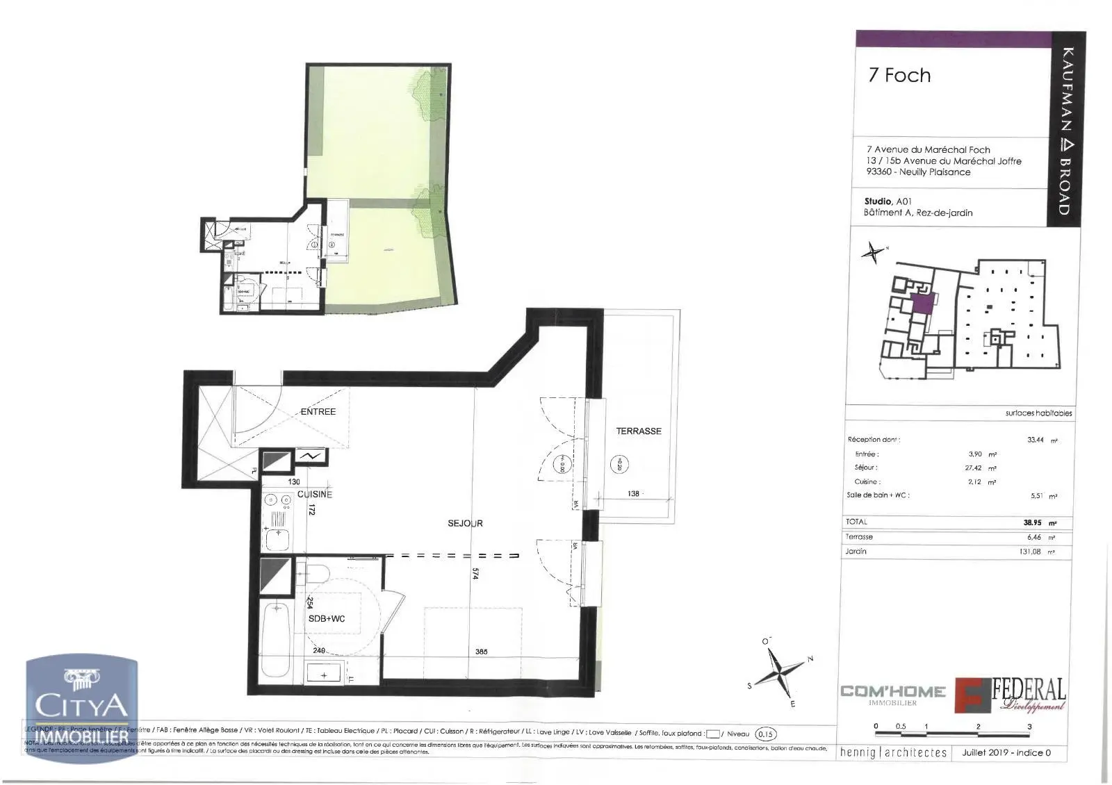 Photo 6 Appartement 1 pièce 38.95m²