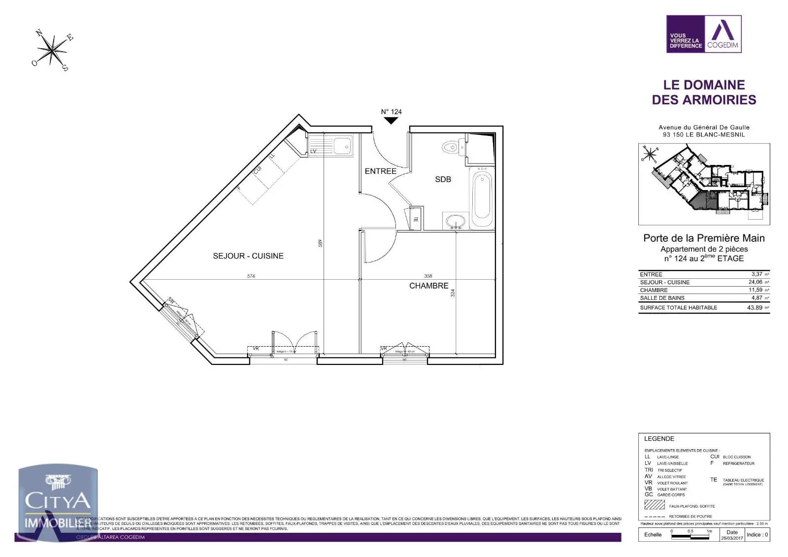 Photo 5 Appartement 2 pièces 43.89m²
