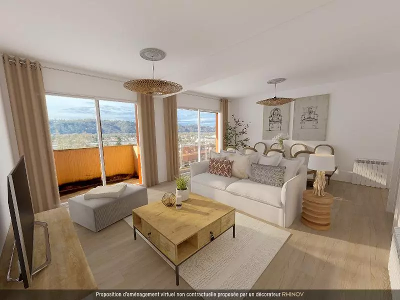 Illustration pour Appartement 3 pièces 75m² Photo Appartement 3 pièces 75m²