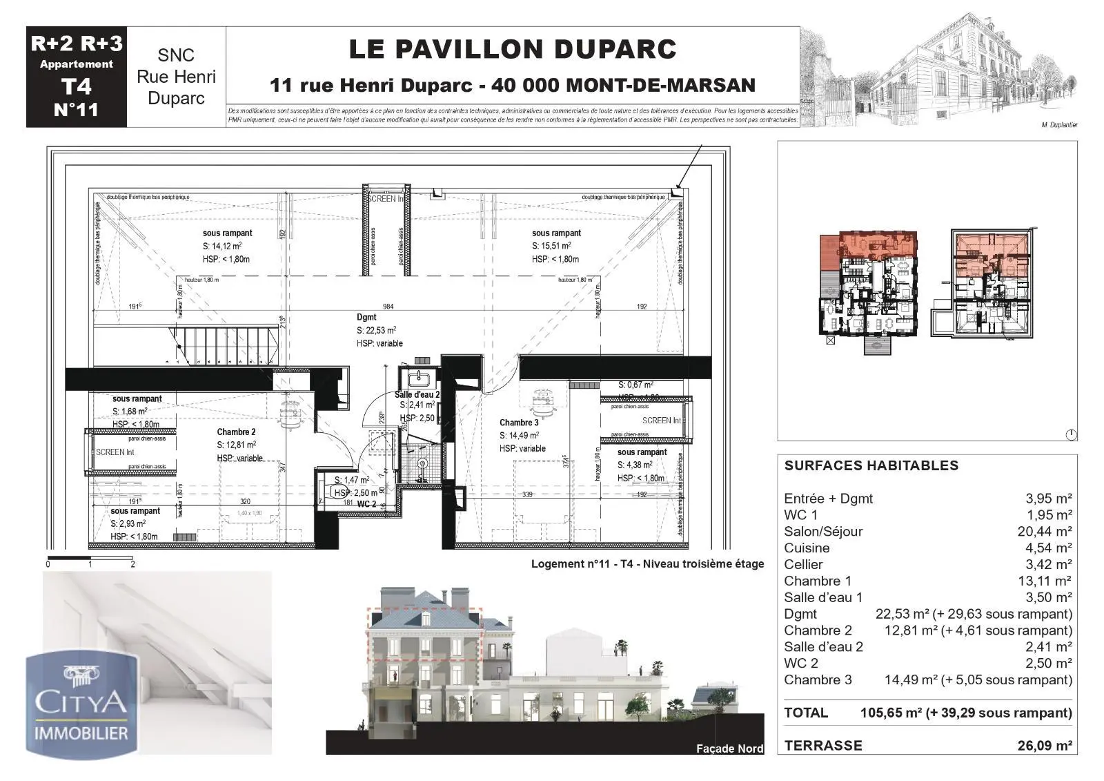 Photo 6 Appartement 4 pièces 105.65m²