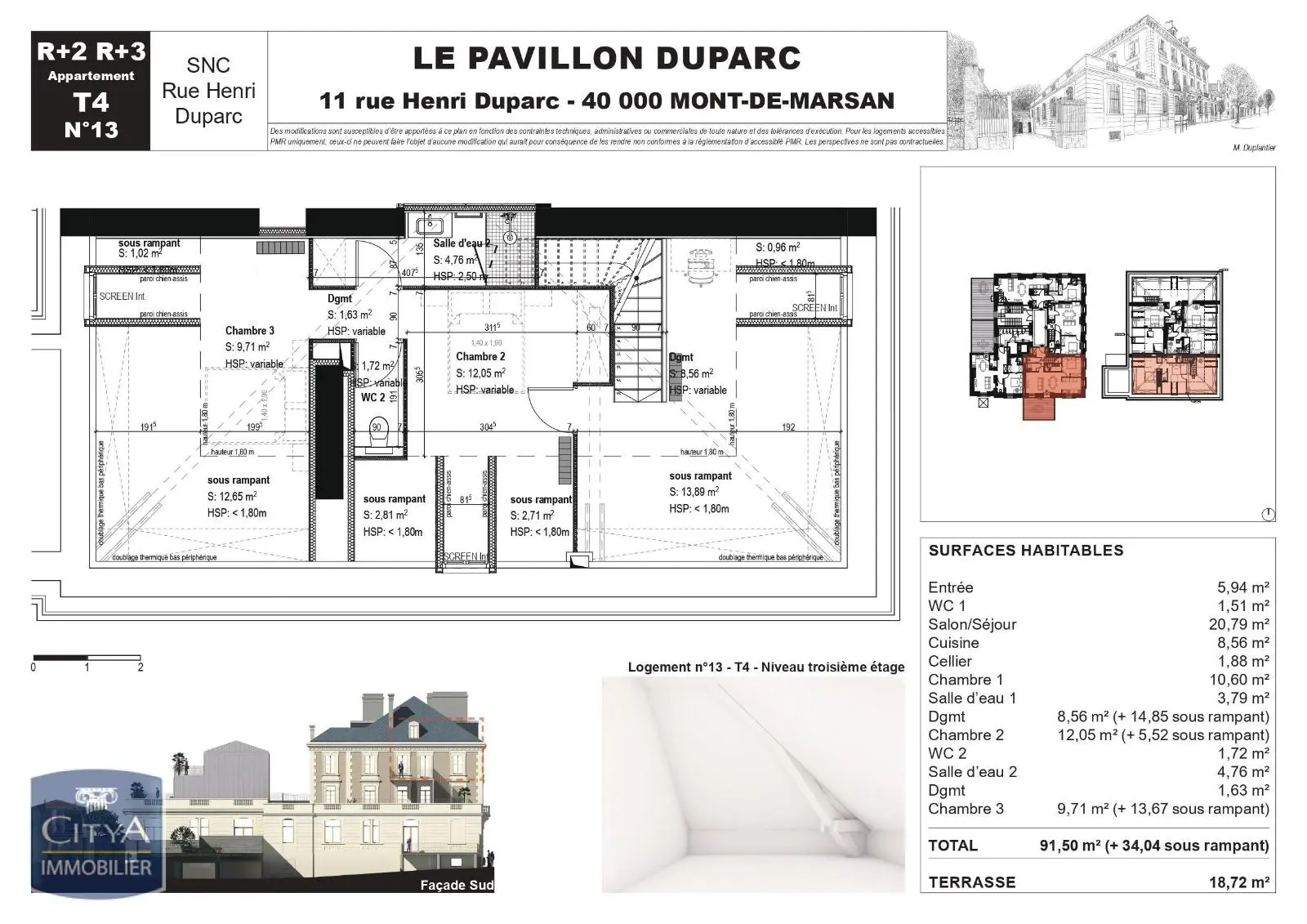Photo 10 Appartement 4 pièces 91.5m²