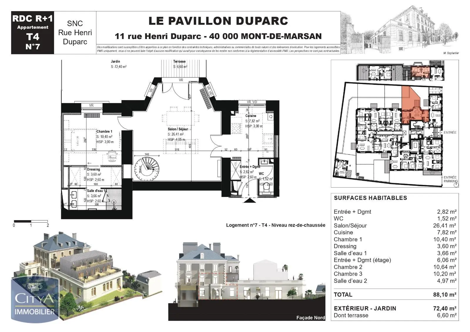 Photo 2 Appartement 4 pièces 88.1m²