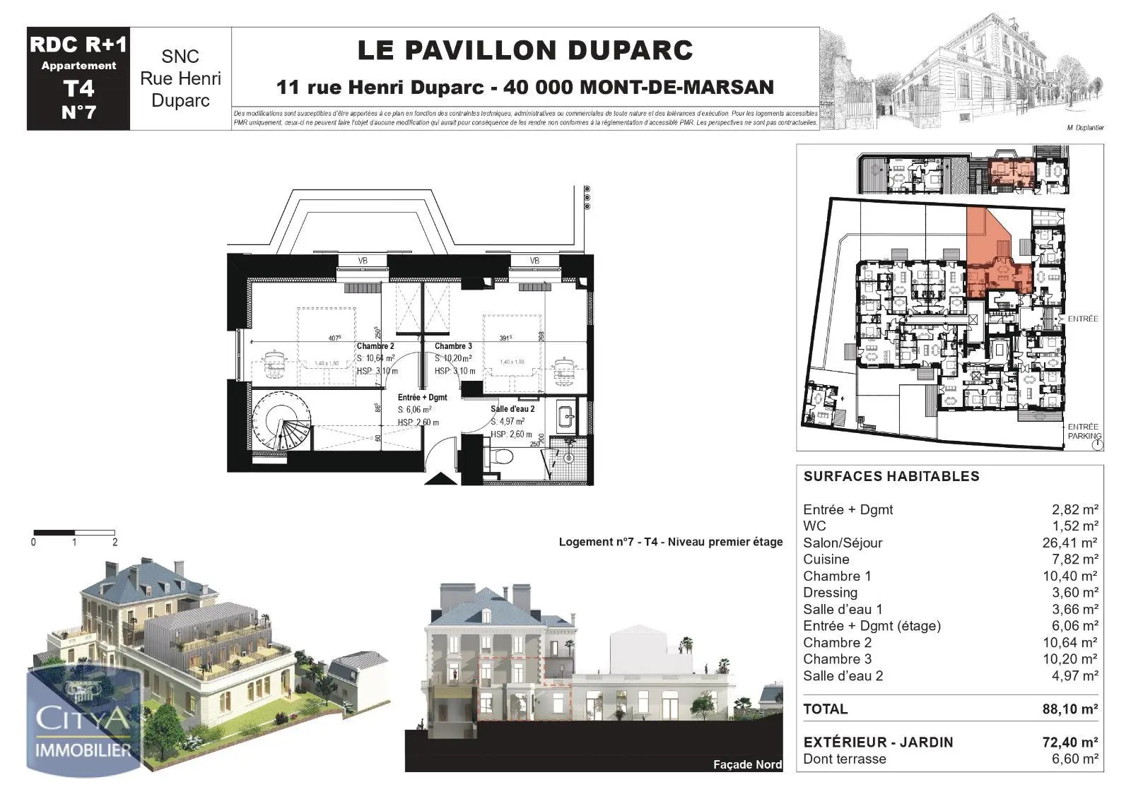 Photo 3 Appartement 4 pièces 88.1m²