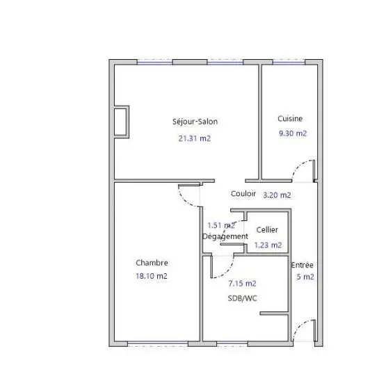 Photo 8 Appartement 2 pièces 66.8m²