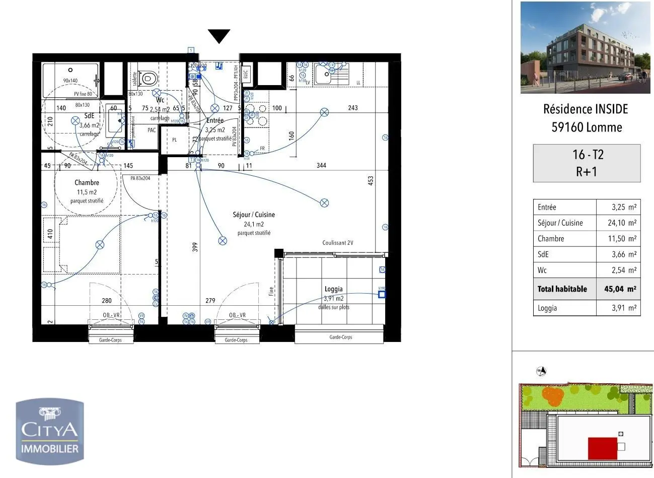 Photo 8 Appartement 2 pièces 45.04m²