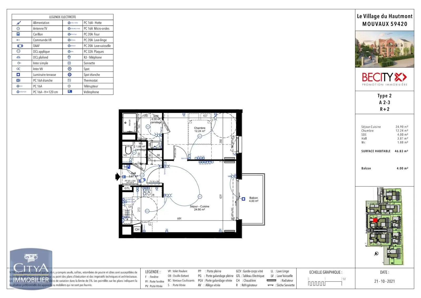 Photo 8 Appartement 2 pièces 46.83m²