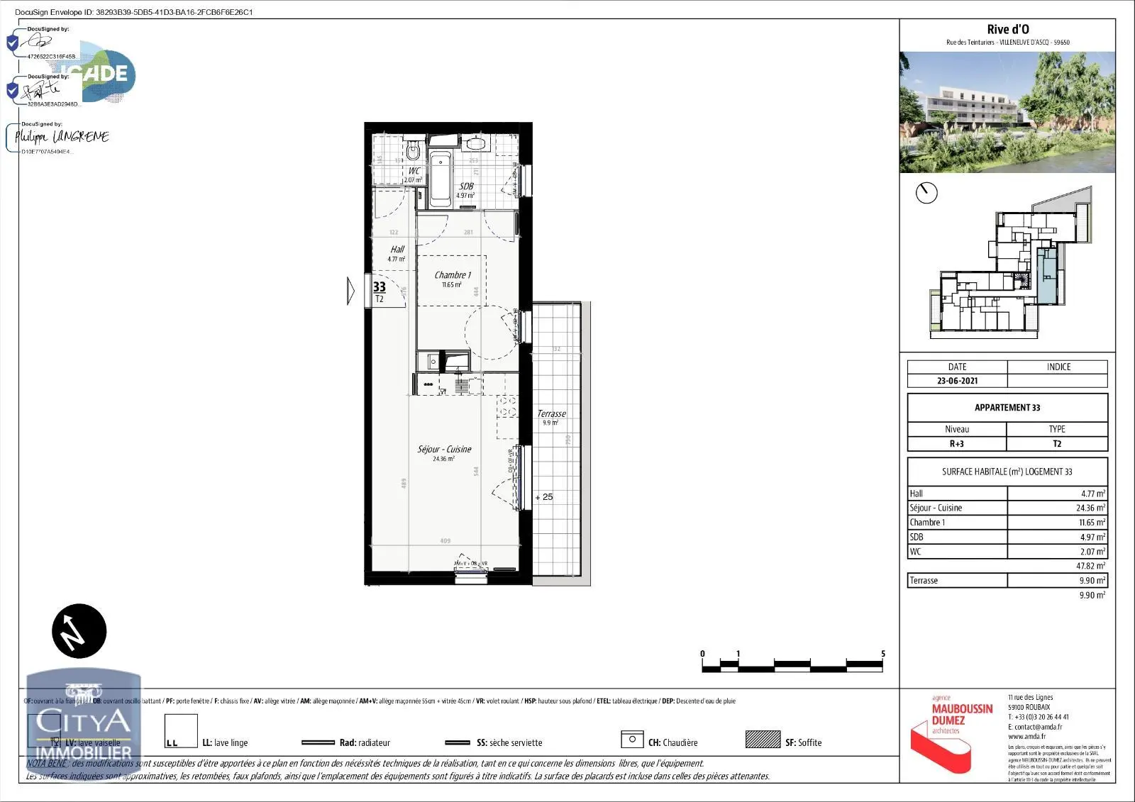 Photo 2 Appartement 2 pièces 47.82m²