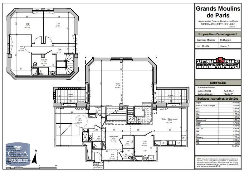 Photo 2 Appartement 5 pièces 167.18m²