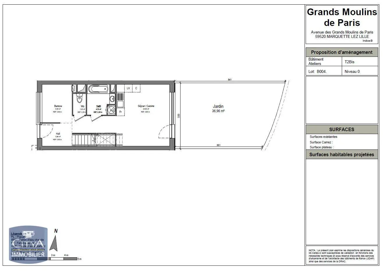 Photo 2 Appartement 2 pièces 59.98m²