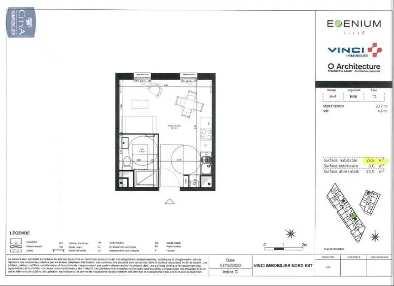 Photo 4 Appartement 1 pièce 25.5m²