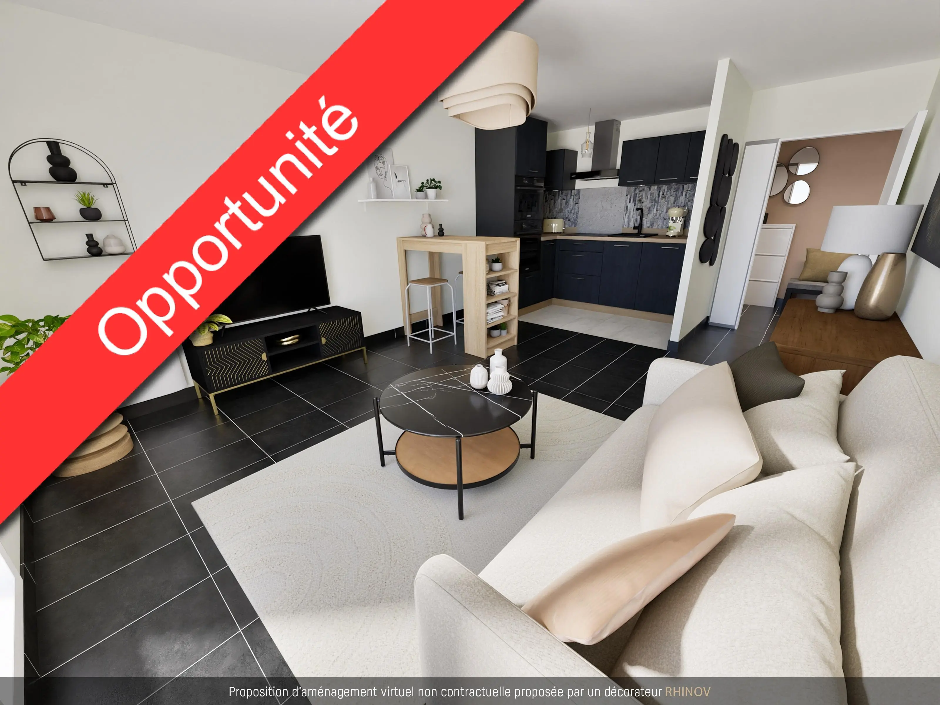 Photo 1 Appartement 3 pièces 57.87m²