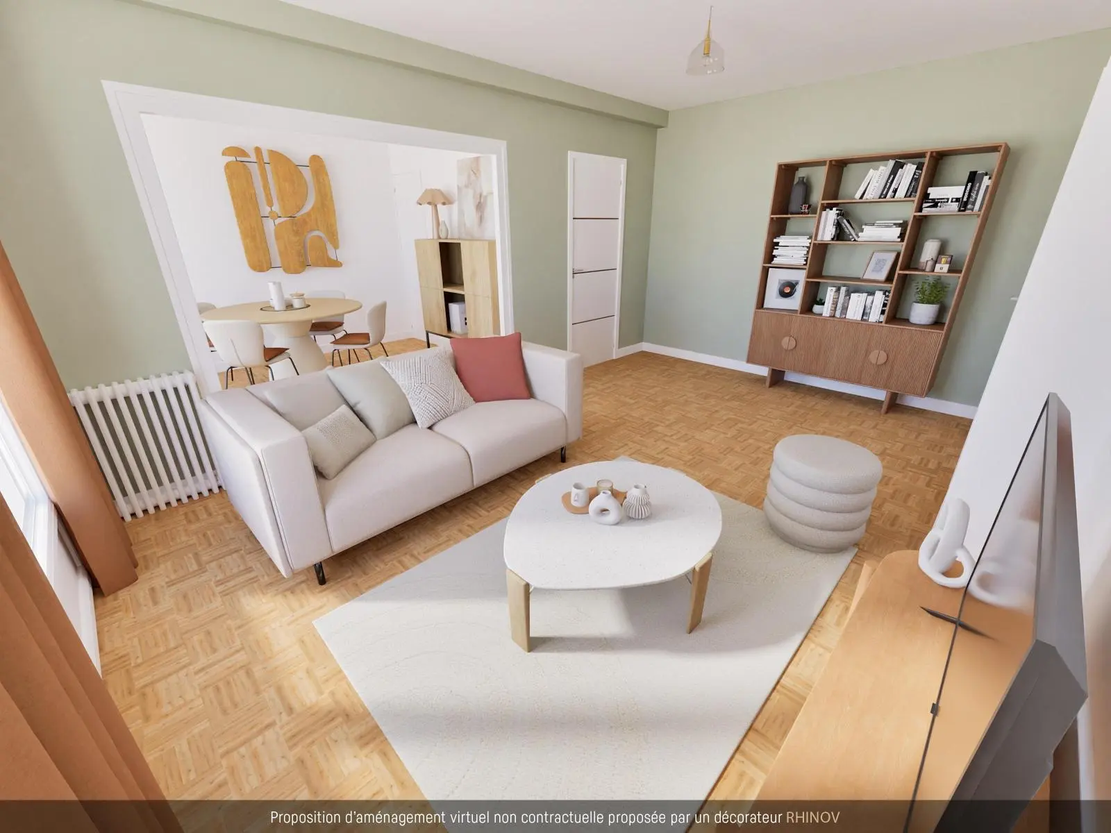 Photo 3 Appartement 3 pièces 54.32m²