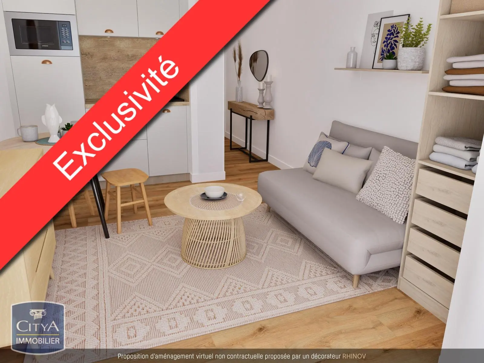 Photo 1 Appartement 1 pièce 24.55m²