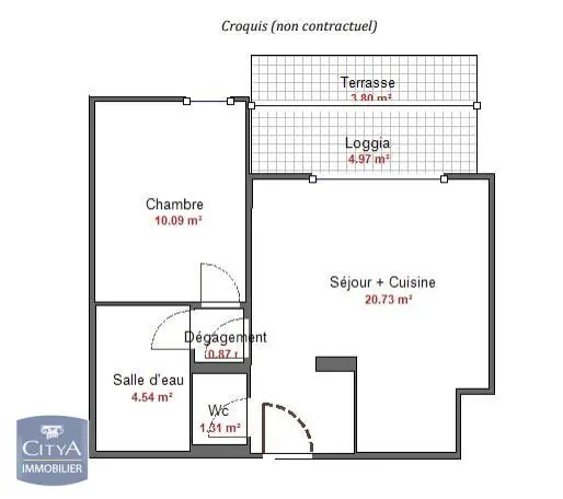 Photo 10 Appartement 2 pièces 43m²