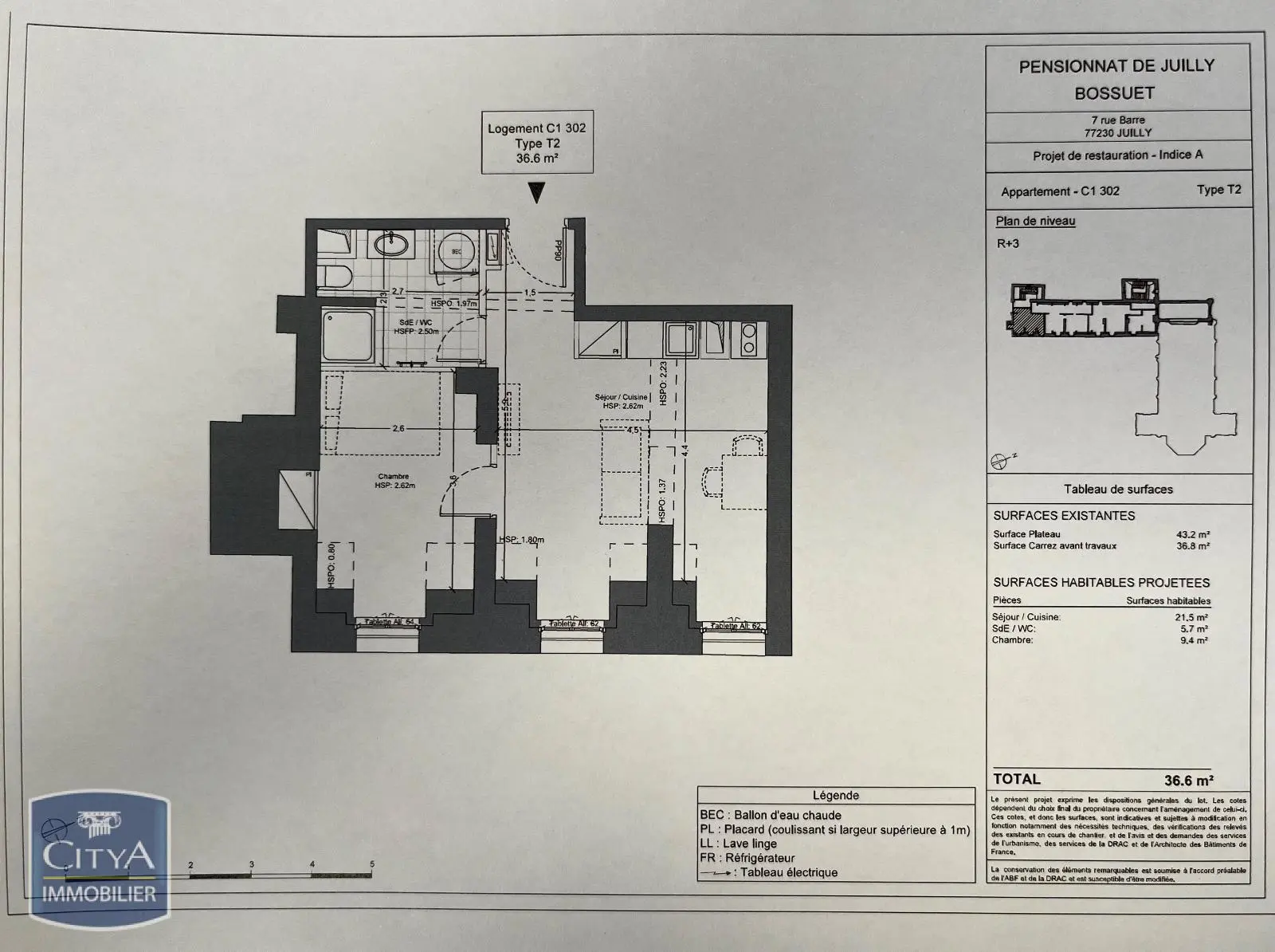 Photo 8 Appartement 2 pièces 36.6m²