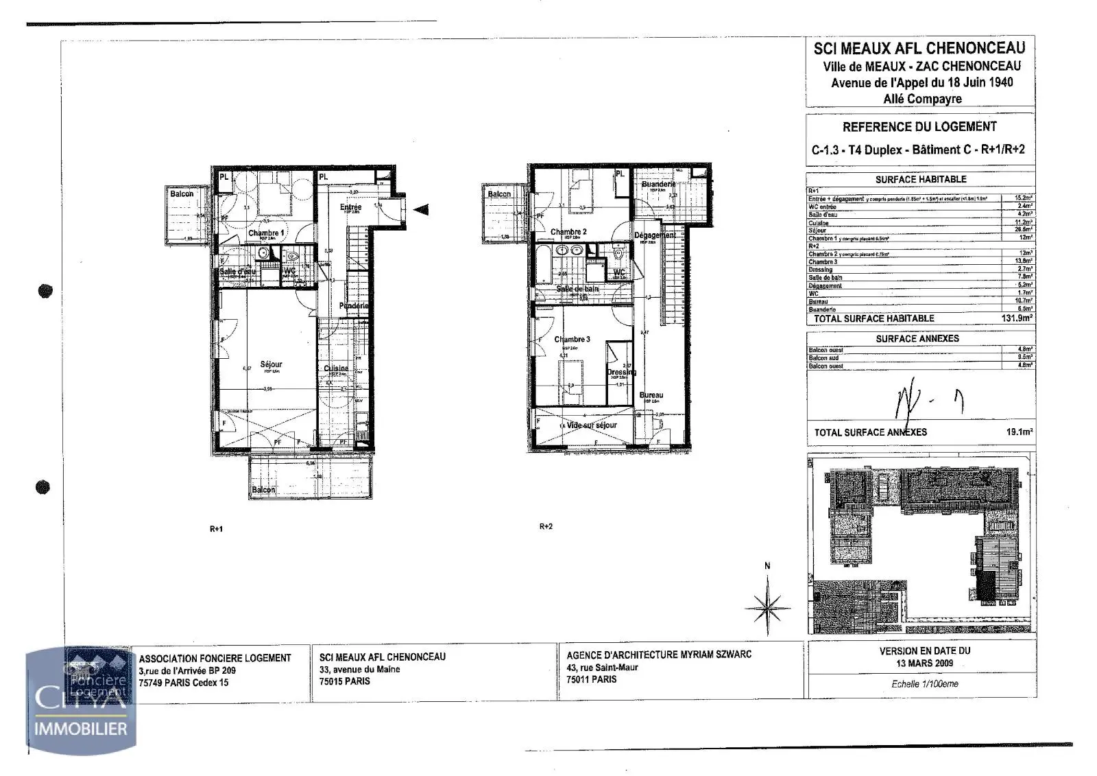 Photo 2 Appartement 4 pièces 131.9m²