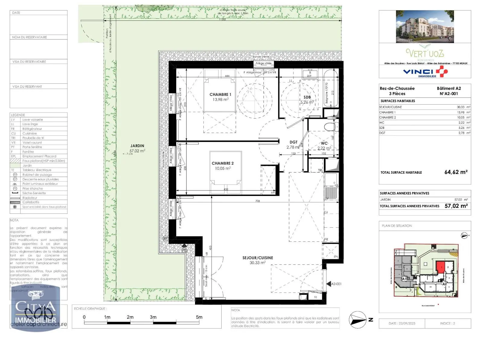 Photo 1 Appartement 3 pièces 64.62m²