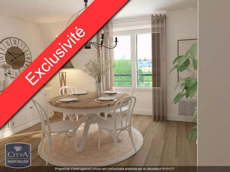 Illustration pour Appartement 3 pièces 53m² Photo Appartement 3 pièces 53m²