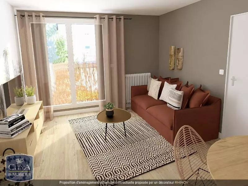 Illustration pour Appartement 2 pièces 42m² Photo Appartement 2 pièces 42m²