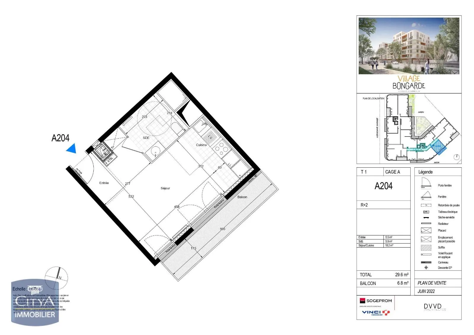 Photo 1 Appartement 1 pièce 29.6m²