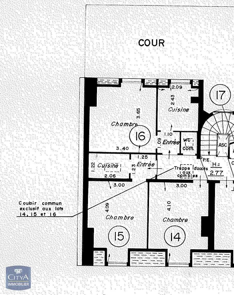 Photo 1 Appartement 3 pièces 48.67m²