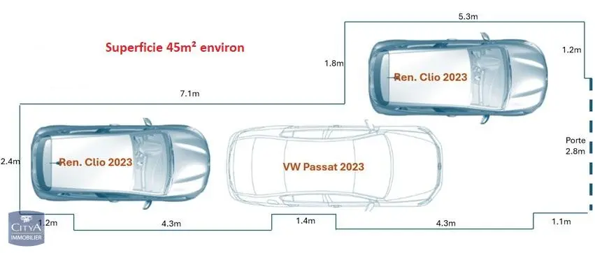 Photo 1 Parking 45m²