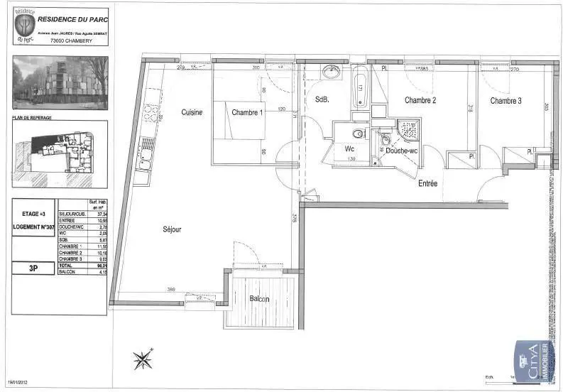 Photo 10 Appartement 4 pièces 90.31m²