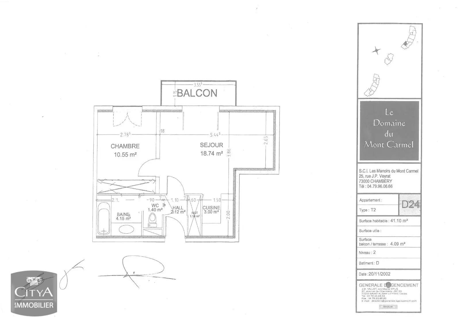 Photo 2 Appartement 2 pièces 41.1m²