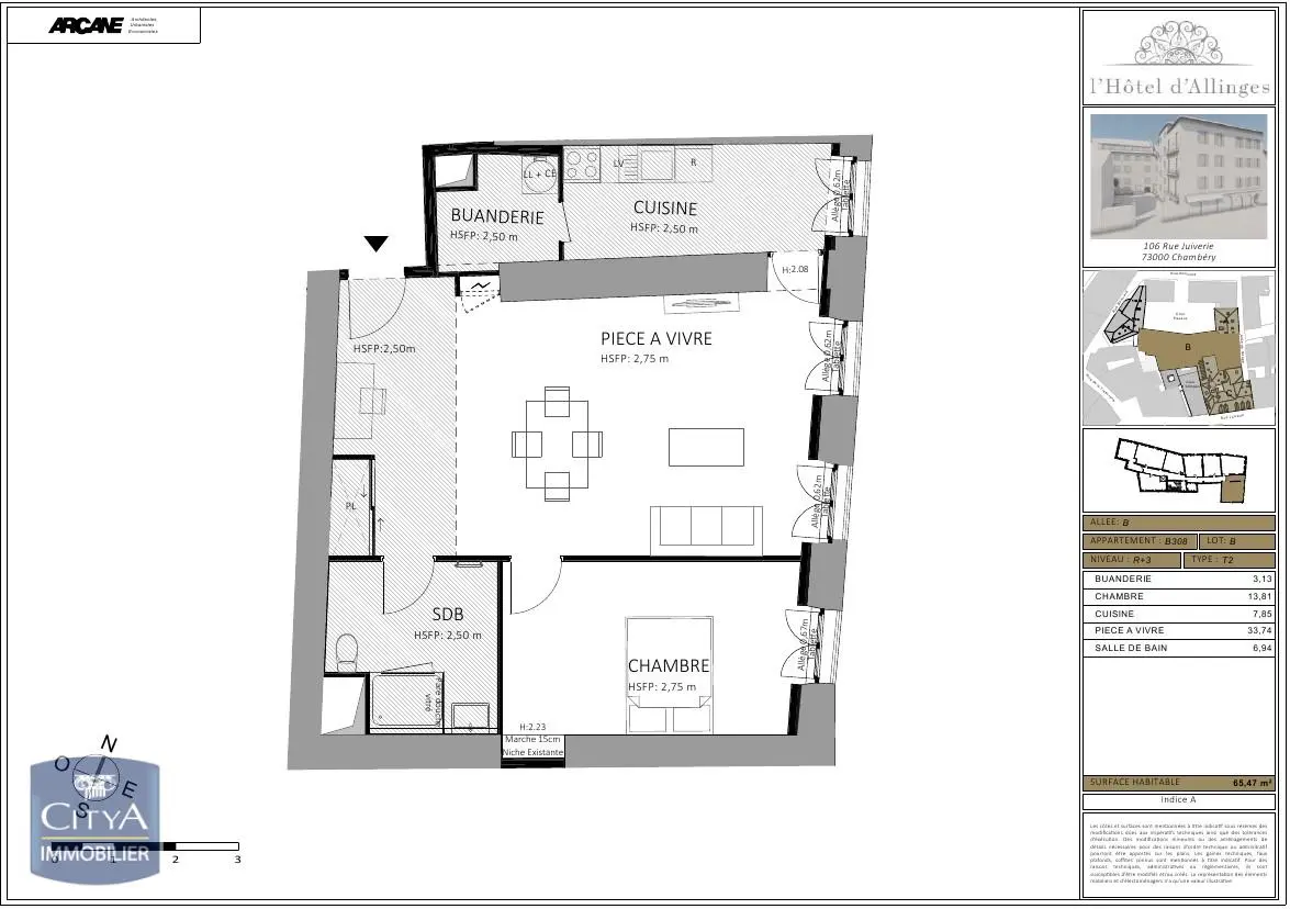 Photo 7 Appartement 2 pièces 61.7m²