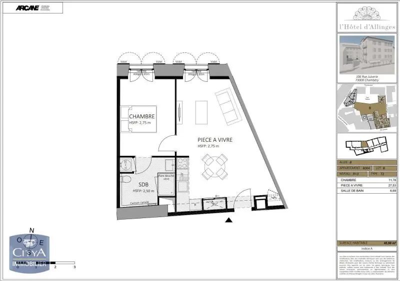Photo 7 Appartement 2 pièces 44.45m²