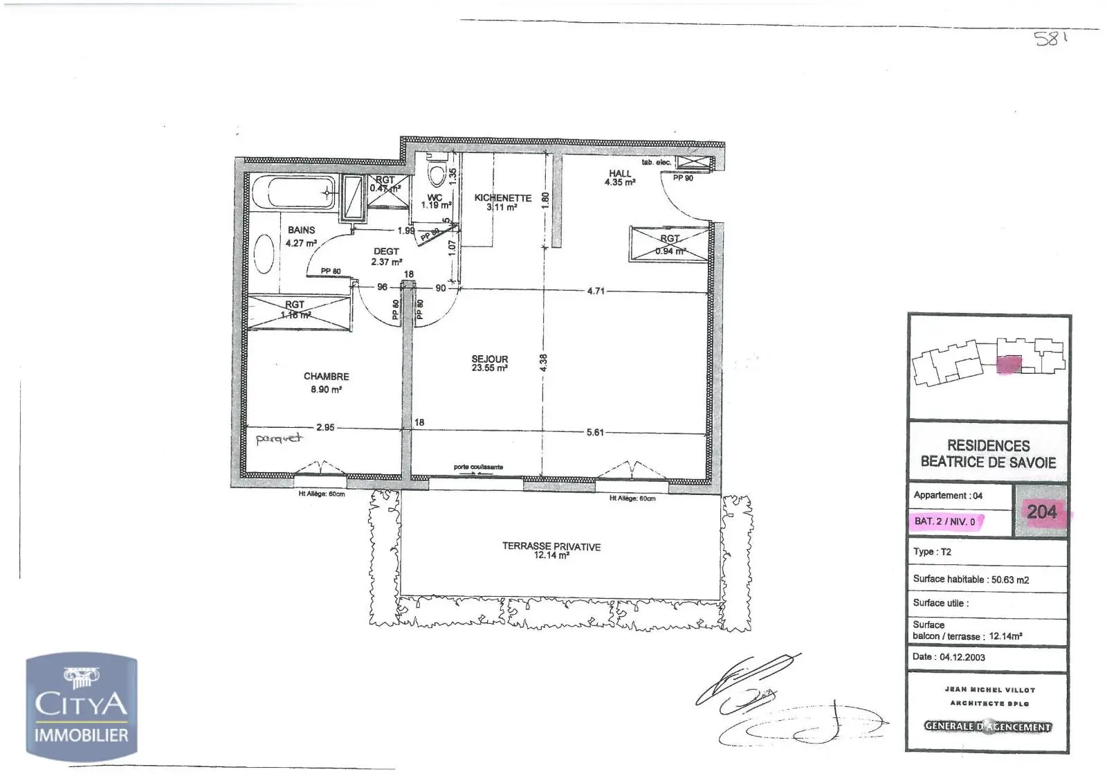 Photo 8 Appartement 2 pièces 50.63m²