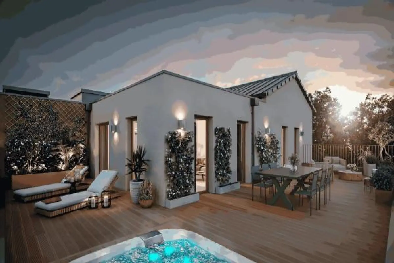 Perspective 0, VILLA EMERAUDE Épron
