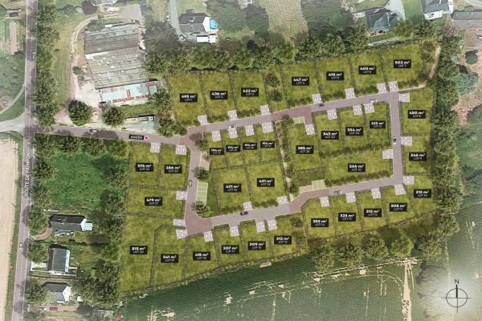 Perspective 0, Le Jardin du Pourpris Beignon