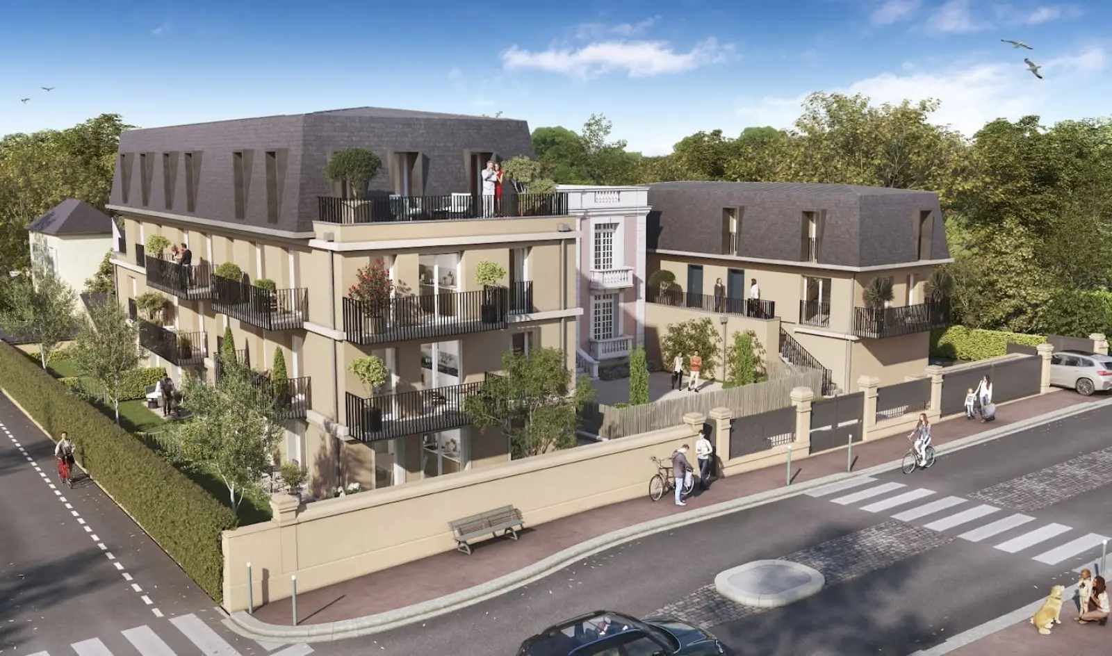 Perspective du programme Pierres-Normandes-Residence-Le-Clos-Aristide-Touques-01.webp