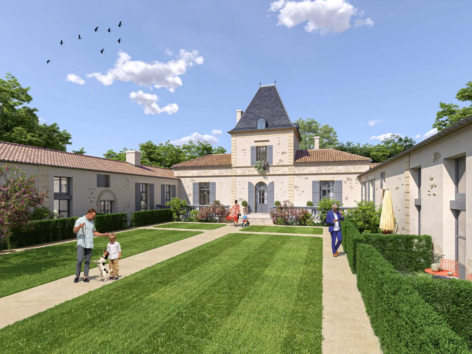 Perspective 0, CHATEAU BON AIR Mérignac