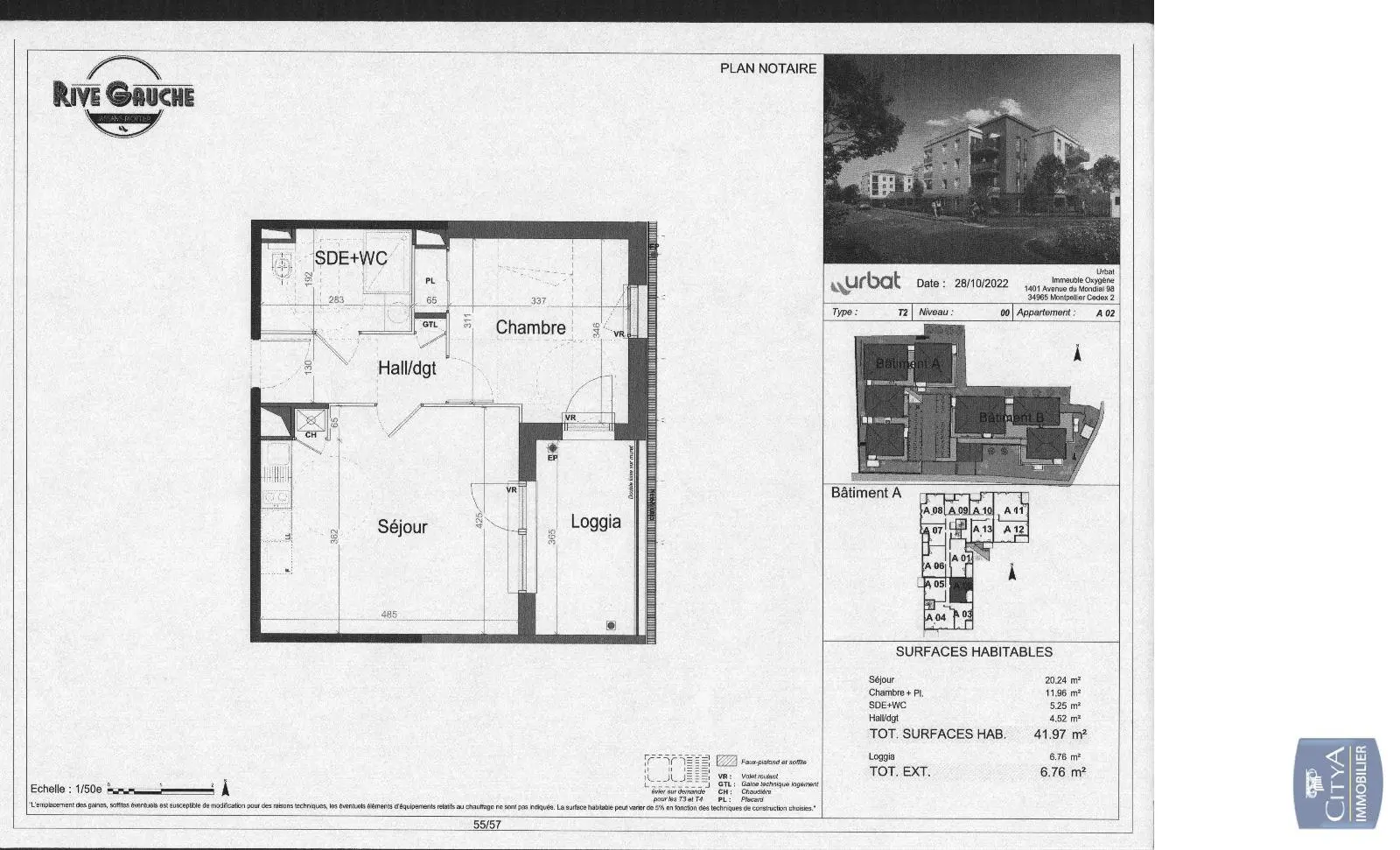 Photo 1 Appartement 2 pièces 41.97m²